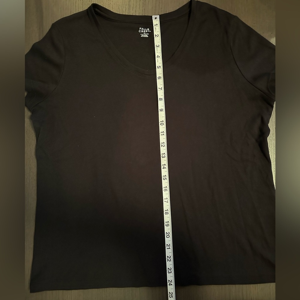 Falls Creek Women's Classic Black Tee XL - Picture 4 of 8